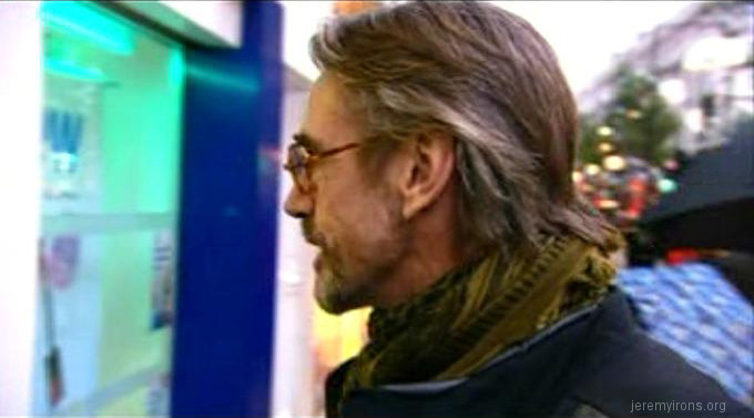Jeremy Irons in Face Booth: A Time to Reflect